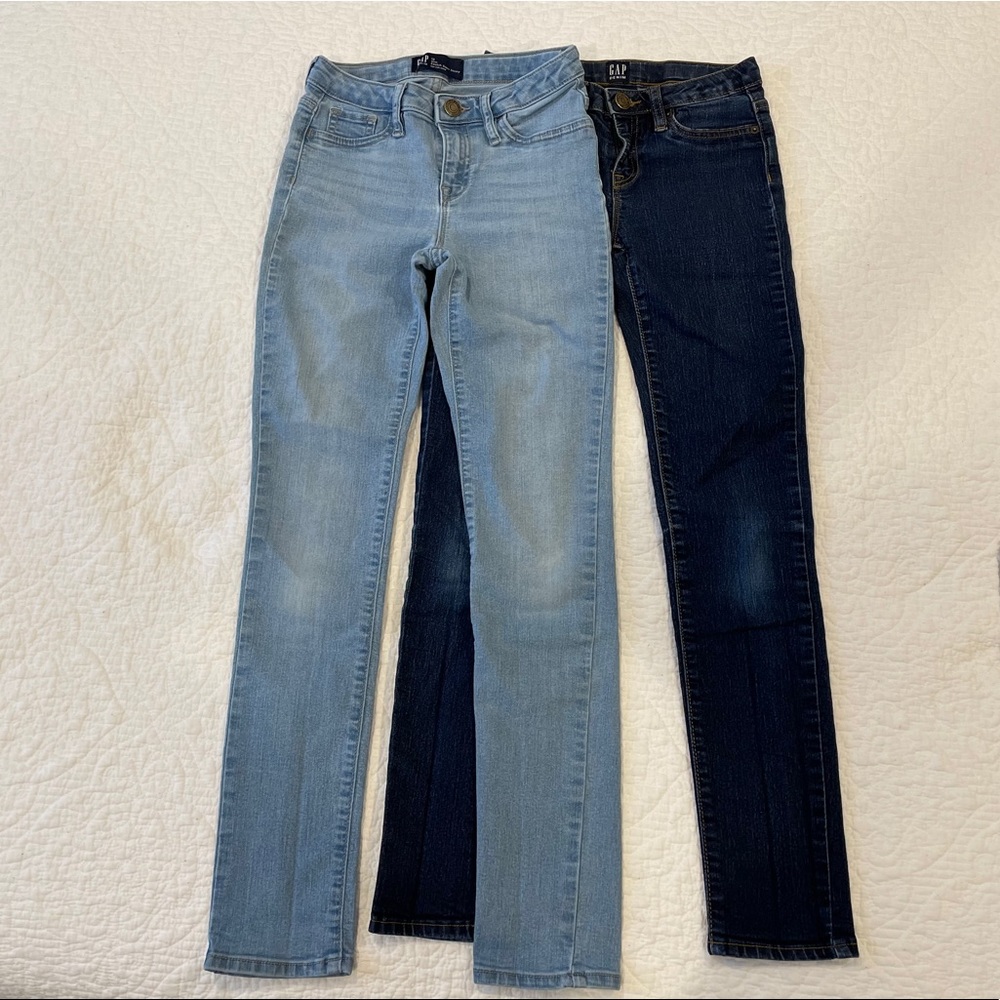 2 x $11 girls Gap Jeans